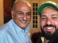 الفنان جمال سليمان مع تامر بشير