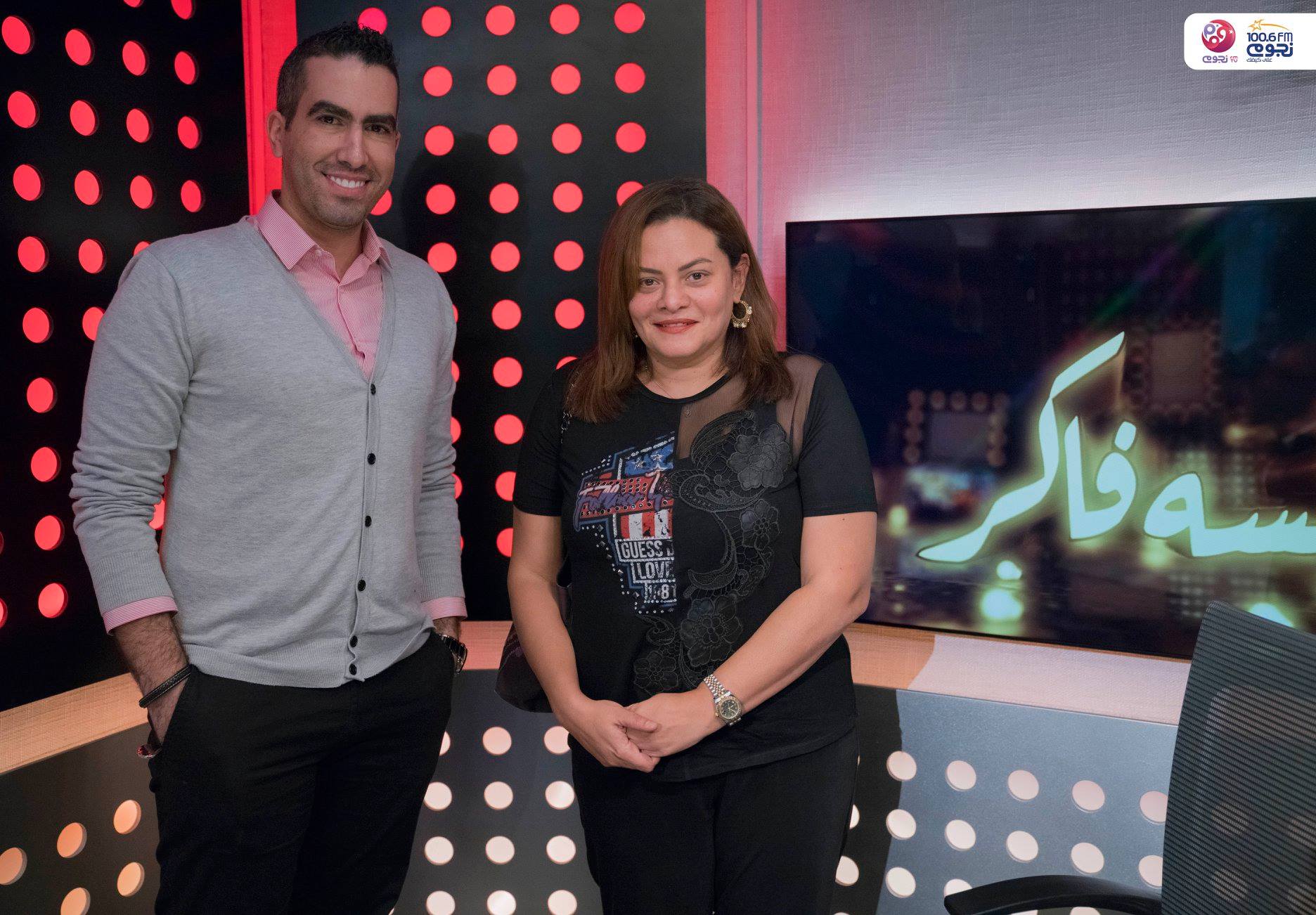 انجي المقدم وسيد معوض ضمن ضيوف نجوم إف إم في أسبوع
