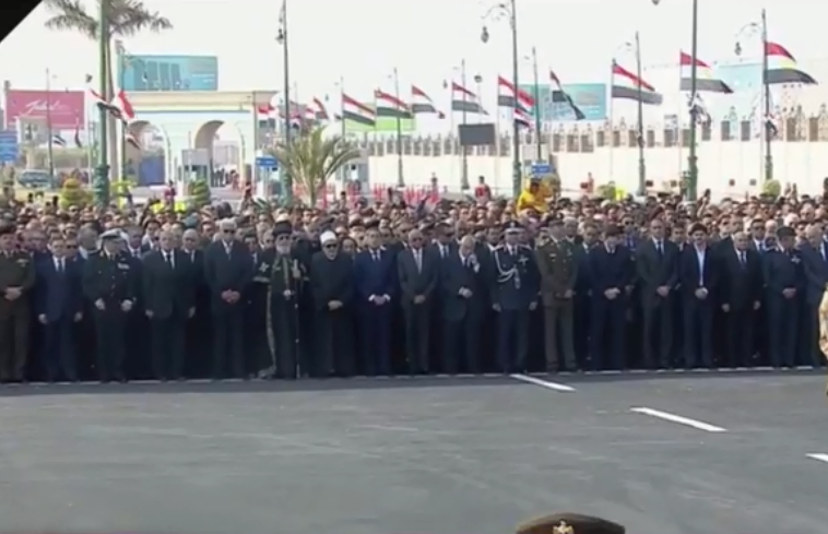 25 صورة من الجنازة العسكرية للرئيس الراحل حسني مبارك