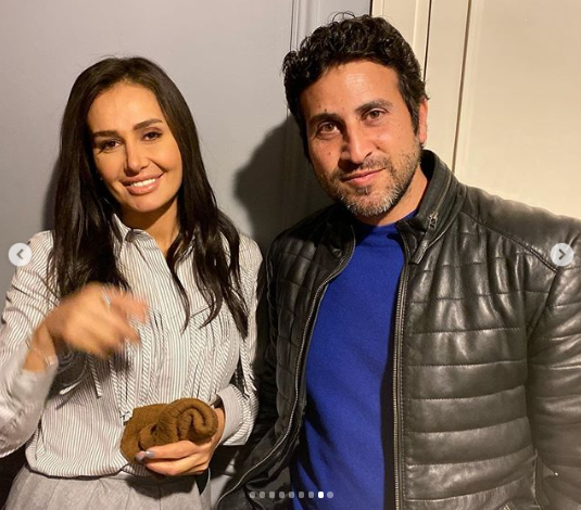 حلا شيحة تحتفل بعيد ميلادها بحضور نجوم الفن.. وظهور ابنتها