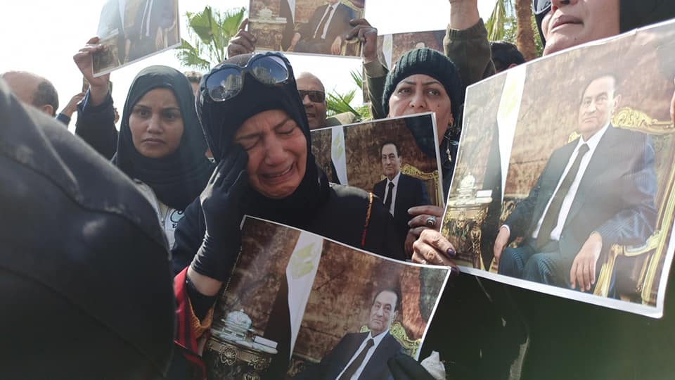 25 صورة من الجنازة العسكرية للرئيس الراحل حسني مبارك