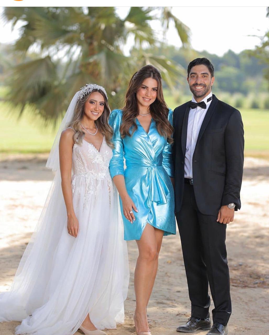 هند عبد الحليم تحتفل بزفافها بحضور درة