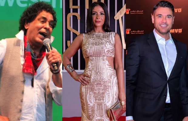 نجوم حفل نقل المومياوات
