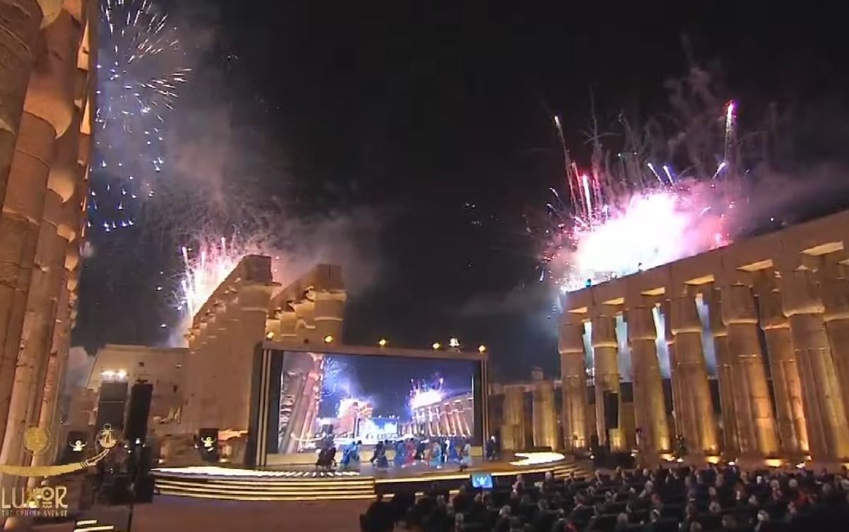 30 صورة من الحفل الأسطوري لافتتاح «طريق الكباش» بالأقصر