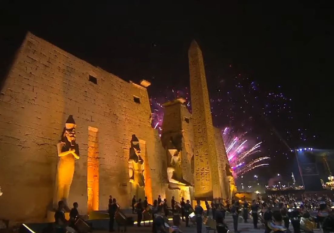 30 صورة من الحفل الأسطوري لافتتاح «طريق الكباش» بالأقصر