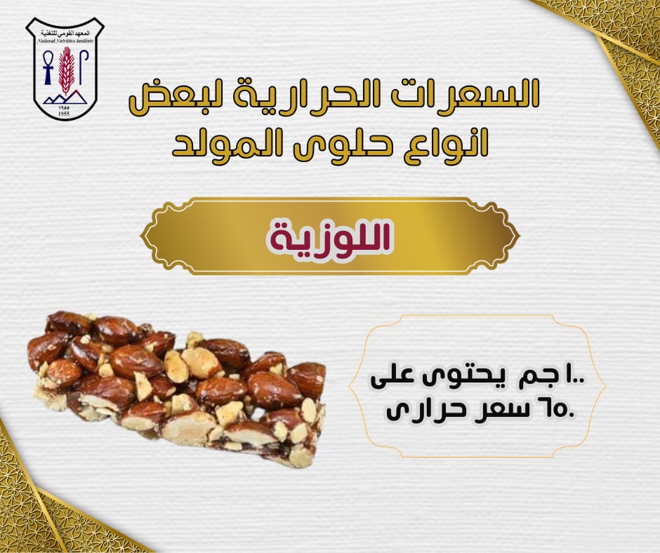 تعرف على السعرات الحرارية لحلوى المولد ونصائح هامة قبل تناولها