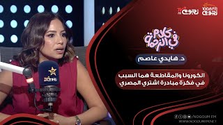 د. هايدي عاصم: جائحة كورونا والمقاطعة هما السبب في فكرة مبادرة “اشتري المصري”