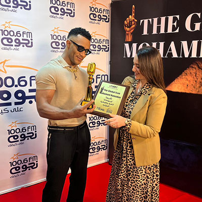 «نجوم إف.إم» تكرّم النجم محمد رمضان تقديرًا لإسهاماته الفنية والغنائية المؤثرة