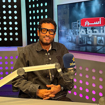 النجم عمرو سعد في «أسرار النجوم» على «نجوم إف إم»