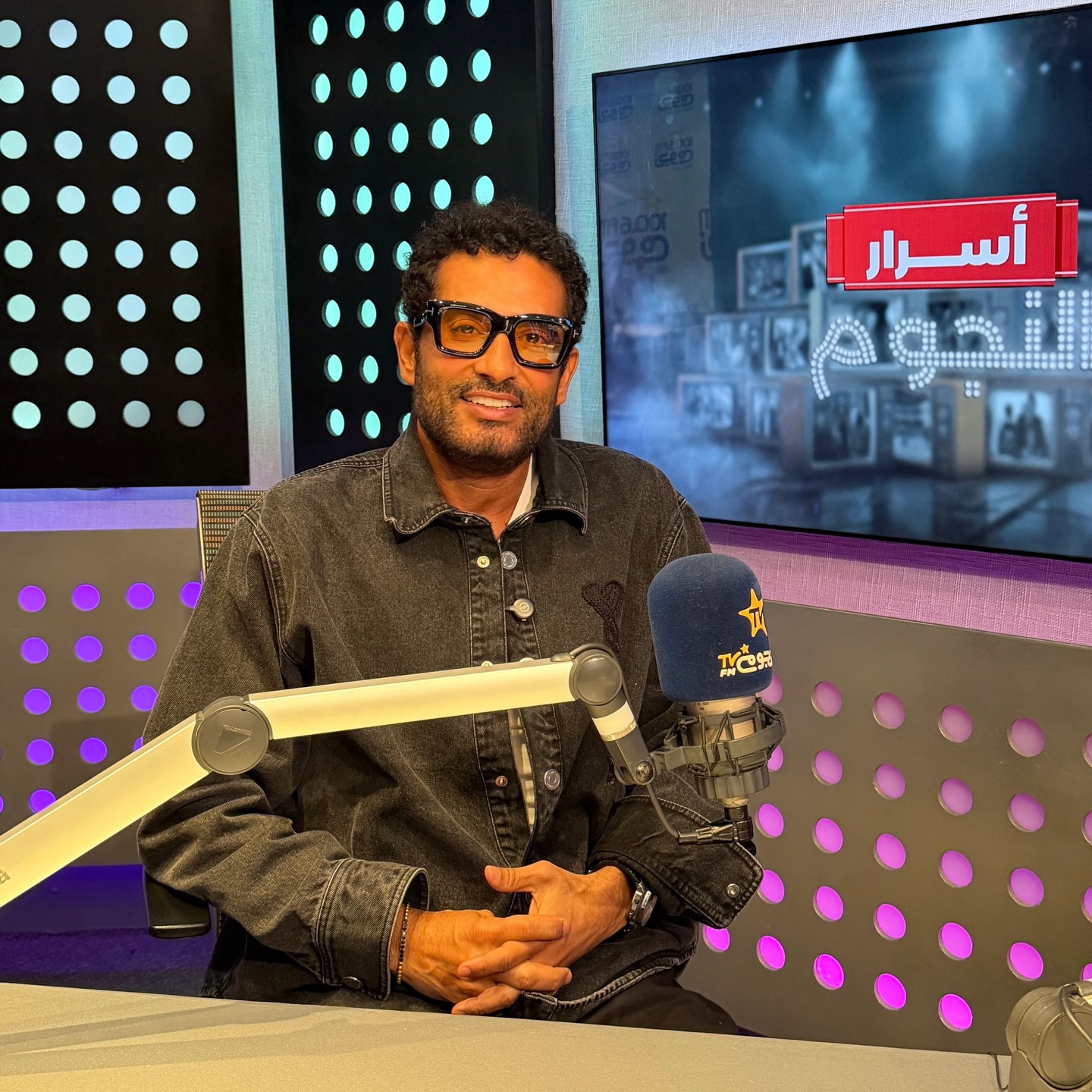 النجم عمرو سعد في «أسرار النجوم» على «نجوم إف إم»