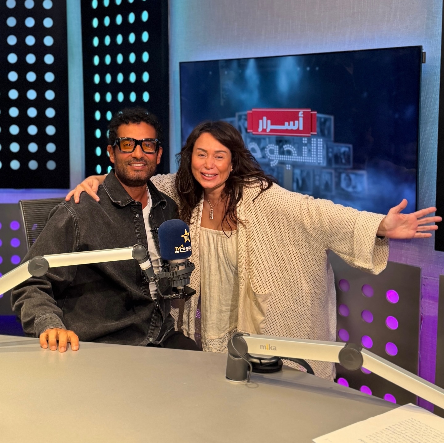 النجم عمرو سعد في «أسرار النجوم» على «نجوم إف إم»