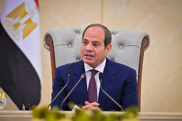 Photo: نجوم إف إم Sisi travels to Moscow for Russia-Africa summit